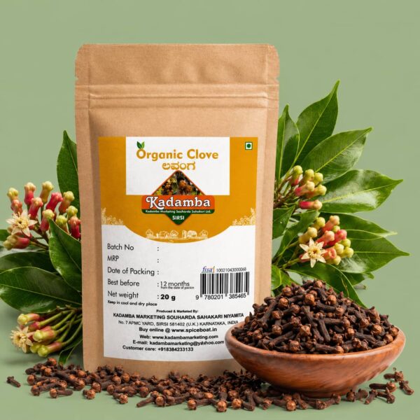 clove front Organic Clove